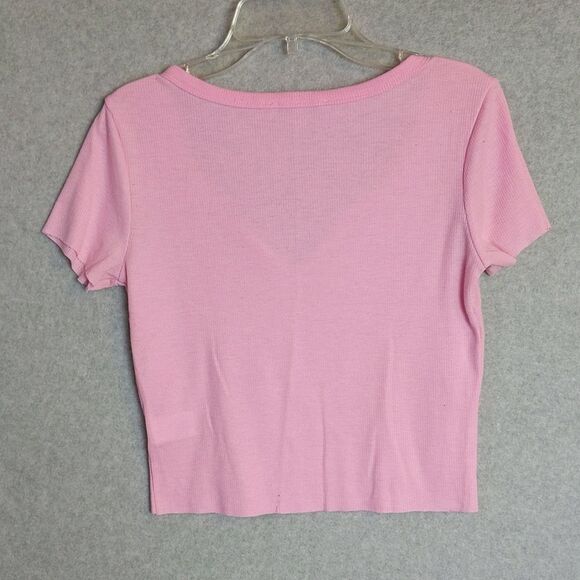 Love J Pink & Teal Crop Tops Size M - Picture 6 of 6